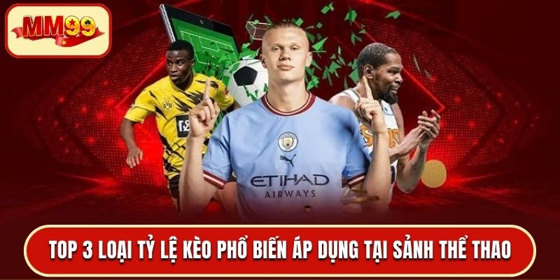 TOP 3 loại tỷ lệ kèo phổ biến áp dụng tại sảnh thể thao